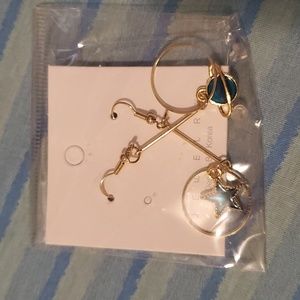 Celestial space star planet earrings